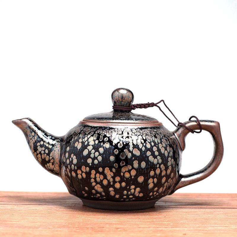 Art Tea Cup JianZhan Tenmoku Teapot Snow