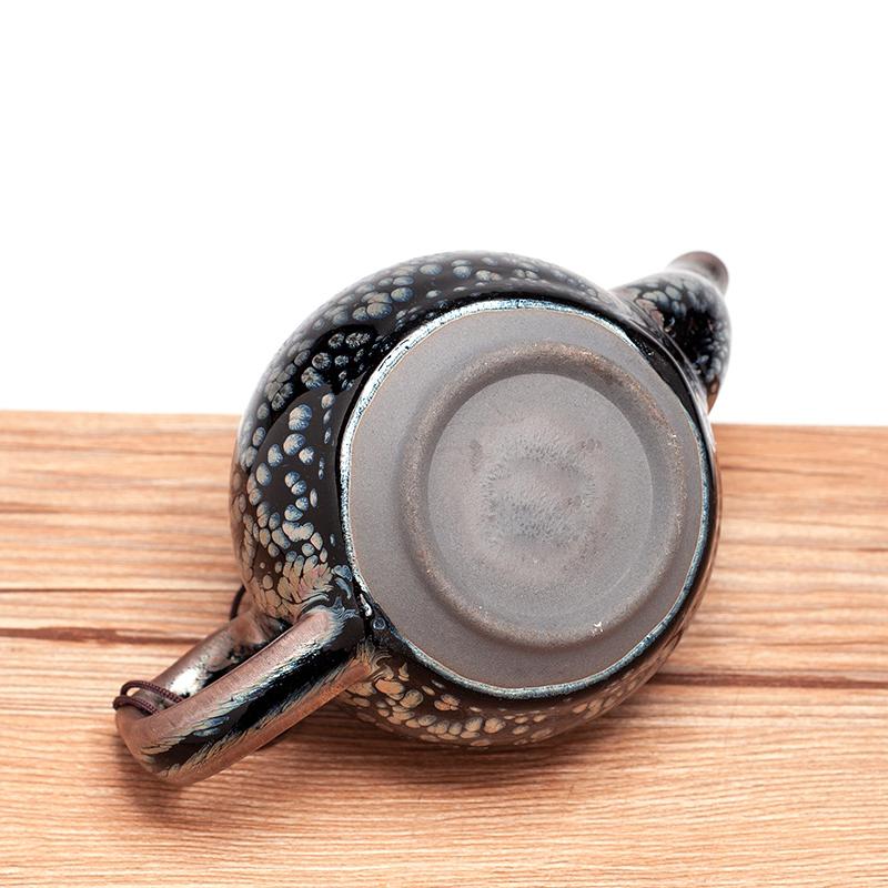 Art Tea Cup JianZhan Tenmoku Teapot Snow