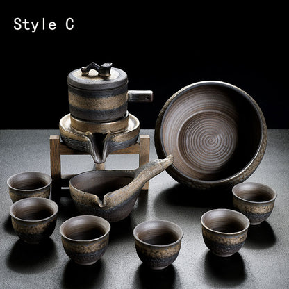 Vintage Pottery Tea Cup Set